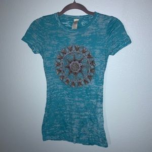 Blue Mandala T-shirt